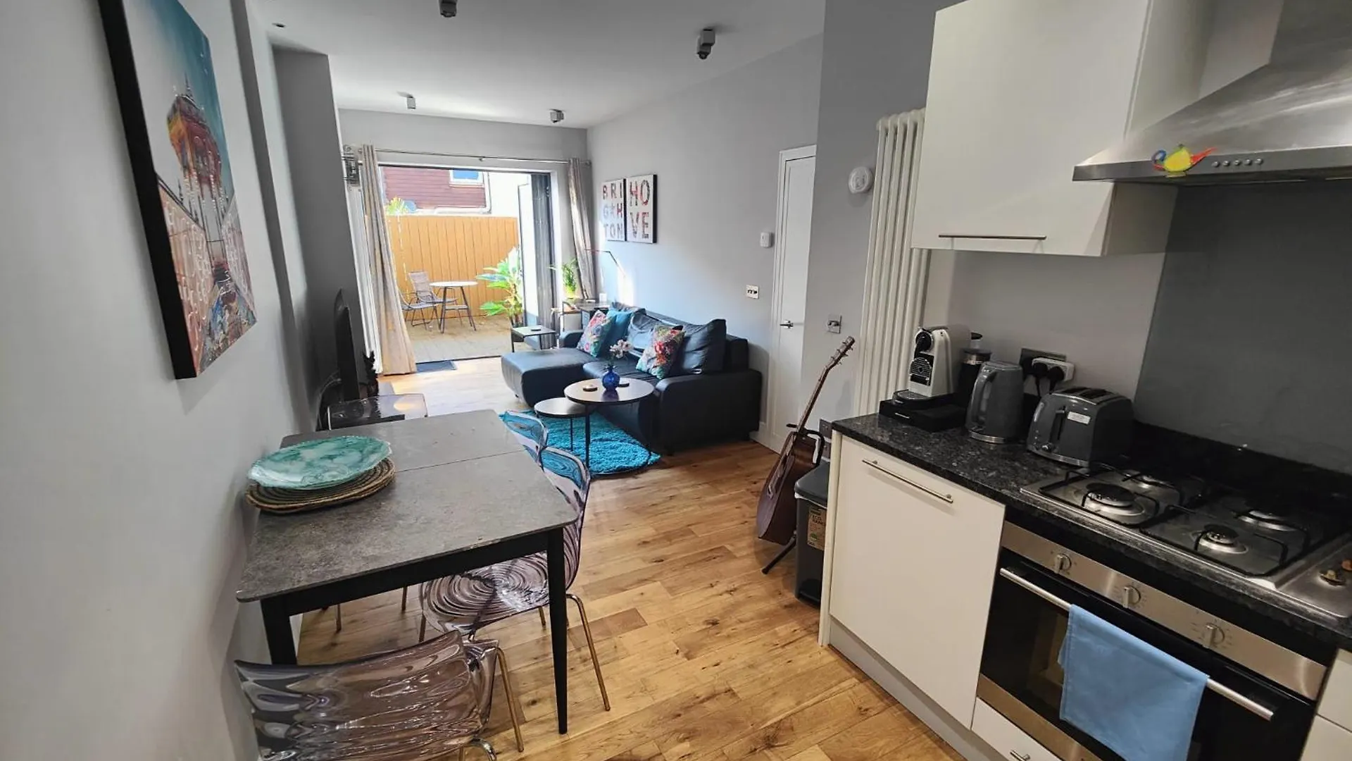 Hébergement de vacances Stylish Central 2 Bed Private Patio And Parking Hove